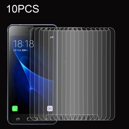 10 PCS for Galaxy J3 (2017) (EU Version) 0.26mm 9H Surface Hardness 2.5D Explosion-proof Non-full Screen Tempered Glass Screen F