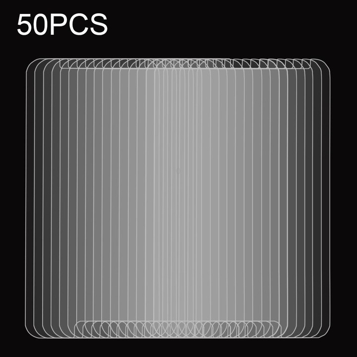 50 PCS for Galaxy J3 (2017) (EU Version) 0.26mm 9H Surface Hardness 2.5D Explosion-proof Non-full Screen Tempered Glass Screen F