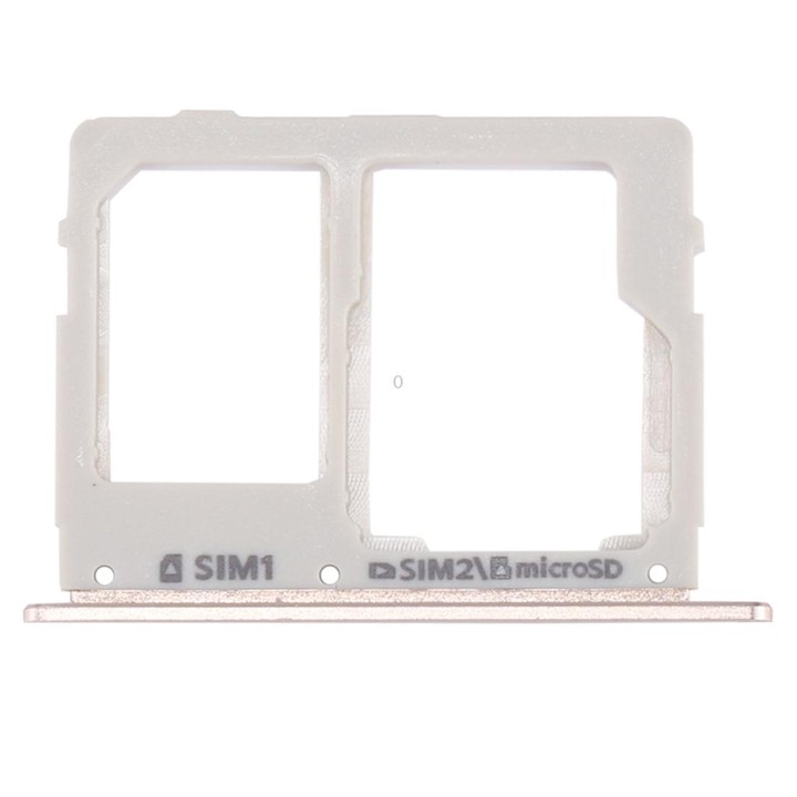 For Galaxy C7 Pro / C7010 & C5 Pro / C5010 SIM Card Tray + SIM / Micro SD Card Tray (Gold)