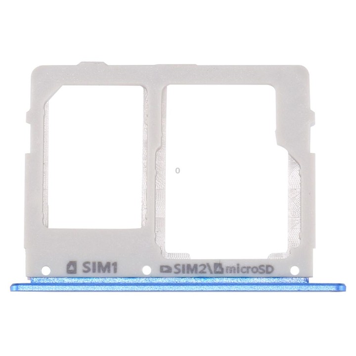 For Galaxy C7 Pro / C7010 & C5 Pro / C5010 SIM Card Tray + SIM / Micro SD Card Tray (Blue)