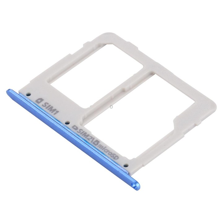 For Galaxy C7 Pro / C7010 & C5 Pro / C5010 SIM Card Tray + SIM / Micro SD Card Tray (Blue)