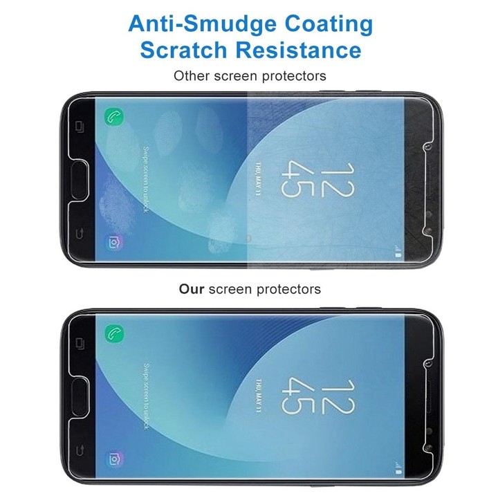 2 PCS 0.26mm 9H 2.5D Tempered Glass Film for Galaxy J4 (2018)