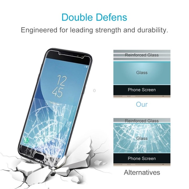 50 PCS 0.26mm 9H 2.5D Tempered Glass Film for Galaxy J4 (2018) , No Retail Package