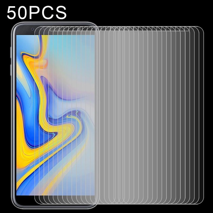 50 PCS 0.26mm 9H 2.5D Tempered Glass Film for Galaxy J6 (2018) , No Retail Package