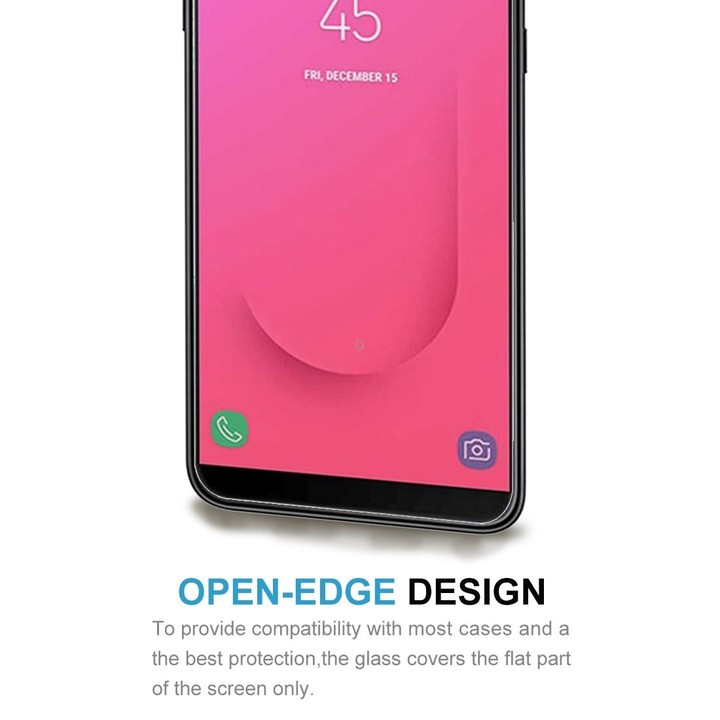100 PCS 0.26mm 9H 2.5D Tempered Glass Film for Galaxy J8 (2018)