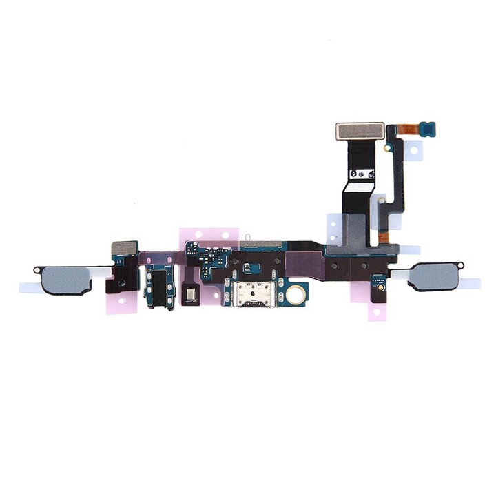 For Galaxy C5 Pro / C5010 Charging Port + Home Button + Earphone Jack Flex Cable