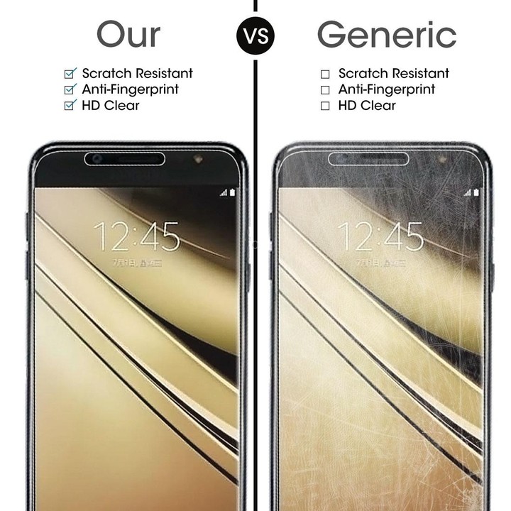 10 PCS 9H 2.5D Tempered Glass Film for Galaxy C7 (2017)