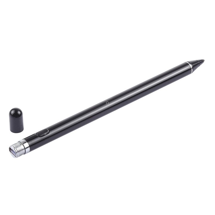 Long Universal Rechargeable Capacitive Touch Screen Stylus Pen with 2.3mm Superfine Metal Nib for iPhone, iPad, Samsung, and Oth
