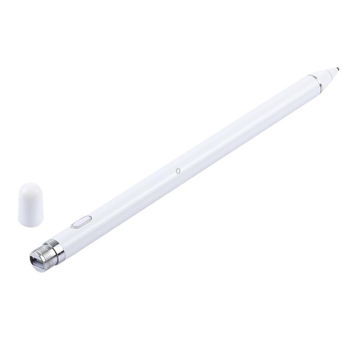 Long Universal Rechargeable Capacitive Touch Screen Stylus Pen with 2.3mm Superfine Metal Nib for iPhone, iPad, Samsung, and Oth