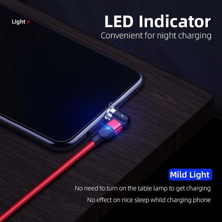 1m 2A Output USB to USB-C / Type-C Nylon Braided Rotate Magnetic Charging Cable(Purple)