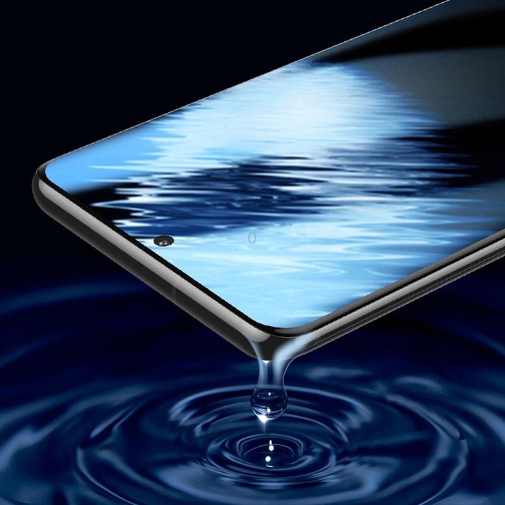 mocolo 0.33mm 9H 2.5D Full Glue Silk Print Tempered Glass Film for Samsung Galaxy S20 FE 5G, Support Fingerprint Unlock(Black)