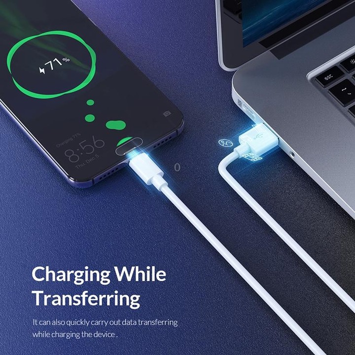 6A USB3.0 Male to USB-C / Type-C Male Data Cable, Cable Length: 2m