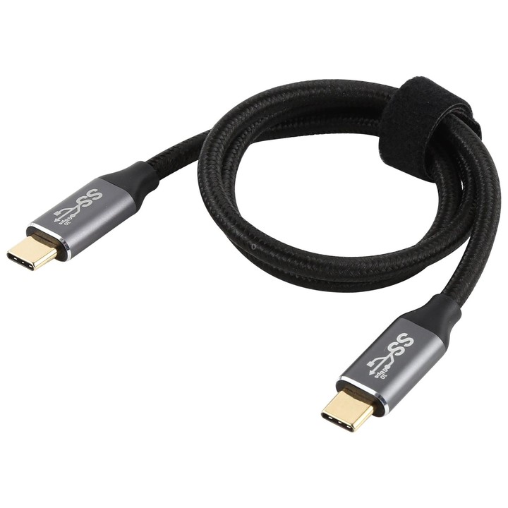 USB-C / Type-C Male to USB-C / Type-C Male Transmission Data Charging Cable, Cable Length: 0.5m