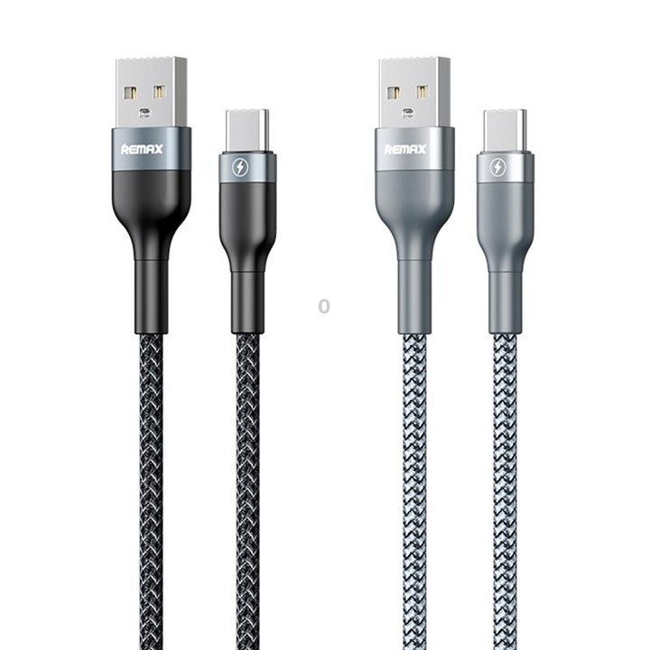 REMAX RC-173a 5A USB to USB-C / Type-C Sury 2 Fully Compatible Fast Charging Data Cable, Cable Length: 1m (Silver)