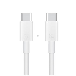 Original Huawei CC800 6A Type-C / USB-C to Type-C / USB-C Charging Data Cable, Length: 1.8m (White)