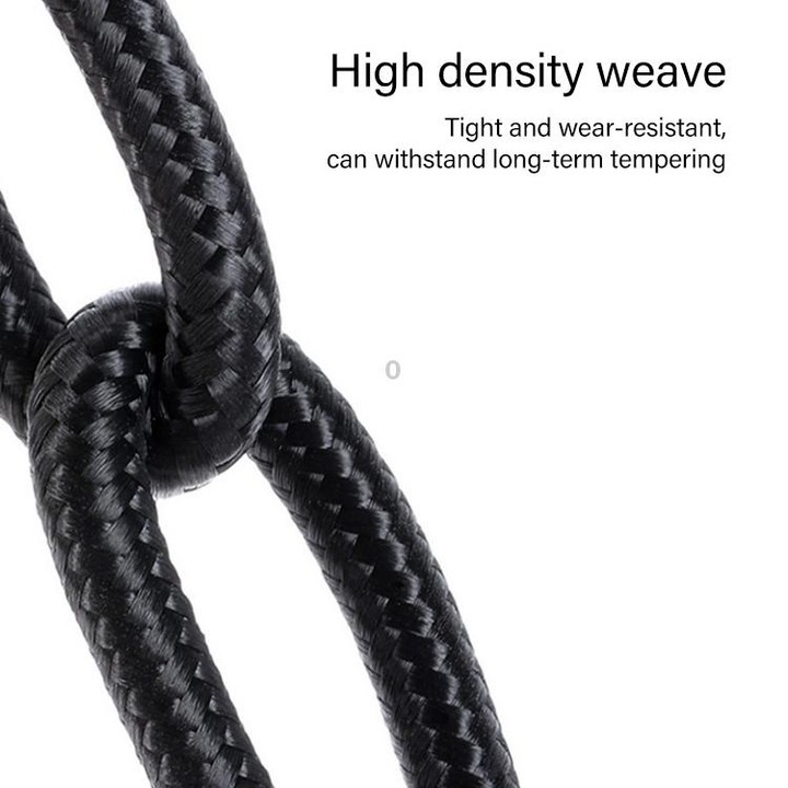 60W PD USB-C / Type-C Male to USB-C / Type-C Male Braided Data Cable, Cable Length: 1m
