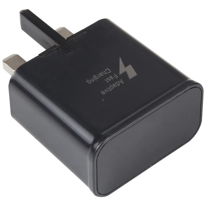 EP-TA20UWE Single USB Port Fast Charging Travel Adapter, UK Plug(Black)