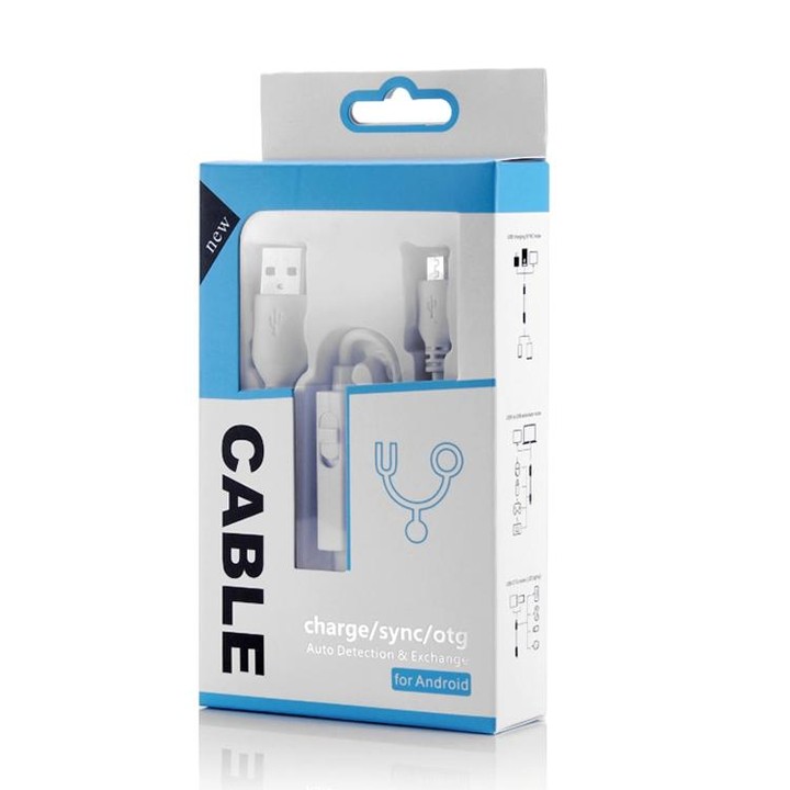 OTG-Y-03 USB 2.0 Male to Micro USB Male + USB Female OTG Charging Data Cable for Android Phones / Tablets with OTG Function, wit