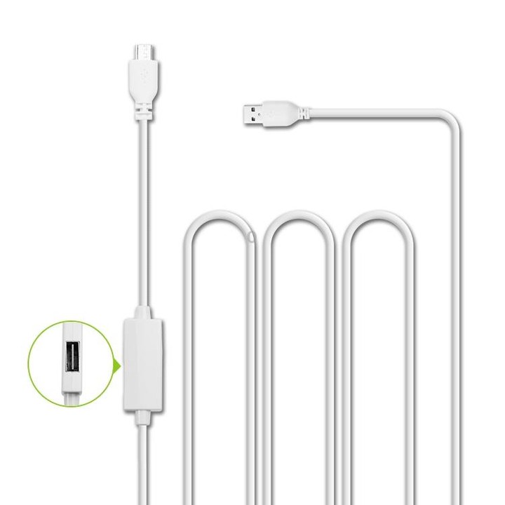 OTG-Y-02 USB 2.0 Male to Micro USB Male + USB Female OTG Charging Data Cable for Android Phones / Tablets with OTG Function, Len