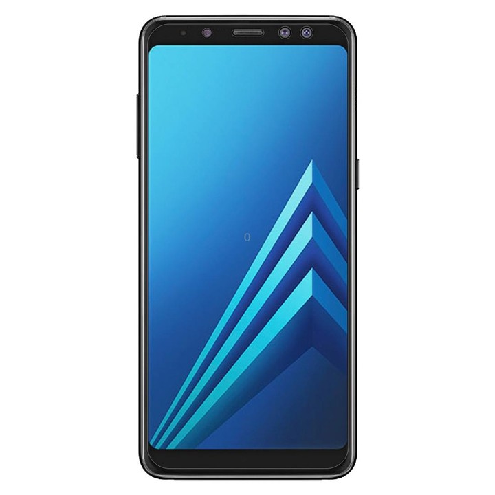 For Galaxy A8+ (2018) 0.26mm 9H Surface Hardness 2.5D Curved Edge Tempered Glass Screen Protector