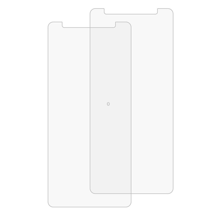 2 PCS for Galaxy A8 (2018) 0.26mm 9H Surface Hardness 2.5D Curved Edge Tempered Glass Screen Protector