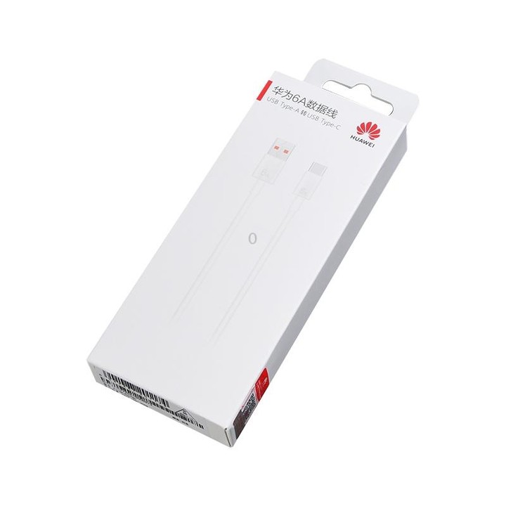 Original Huawei CC790 USB Type-A to USB-C / Type-C Interface 6A Data Cable, Cable Length: 1m(White)