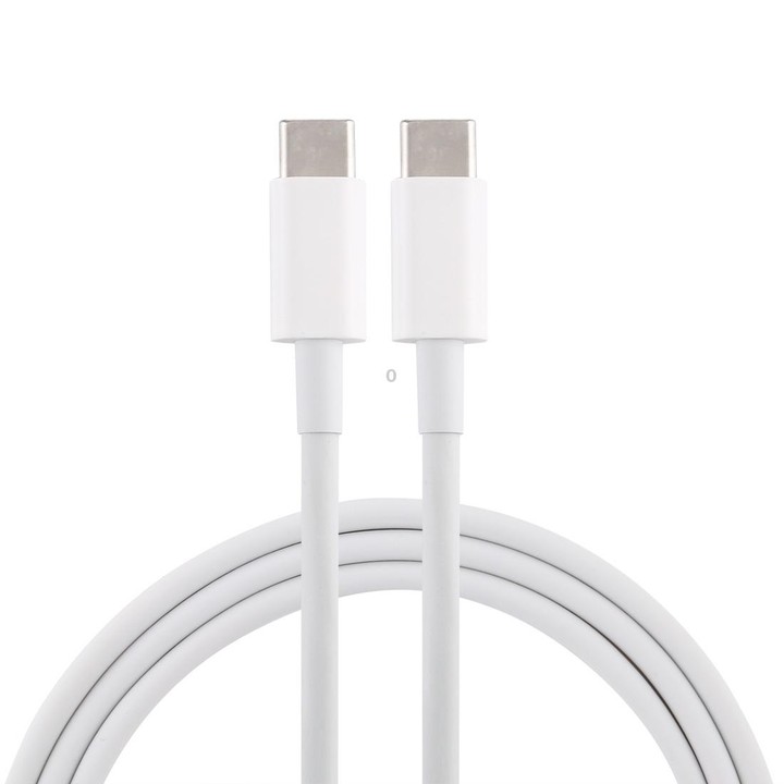 PD 5A USB-C / Type-C Male to USB-C / Type-C Male Fast Charging Cable, Cable Length: 1.5m (White)