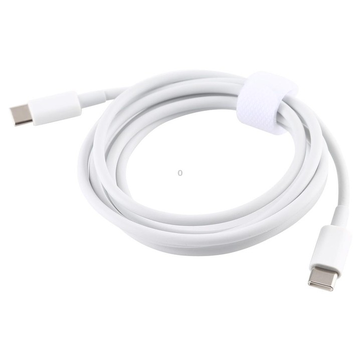 PD 5A USB-C / Type-C Male to USB-C / Type-C Male Fast Charging Cable, Cable Length: 2m (White)
