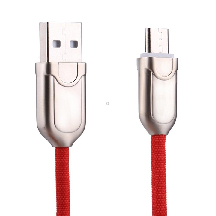 1m 2A Micro USB to USB 2.0 Data Sync Quick Charger Cable(Red)