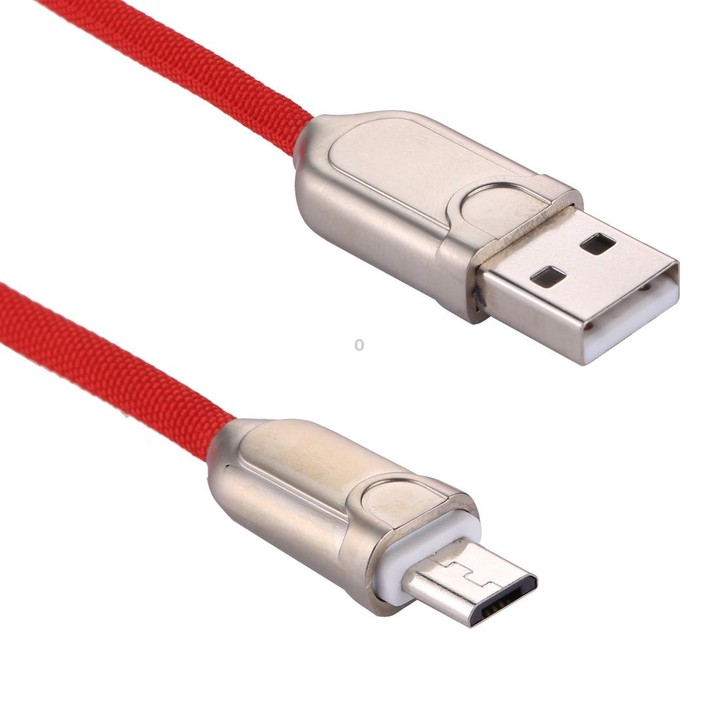 1m 2A Micro USB to USB 2.0 Data Sync Quick Charger Cable(Red)