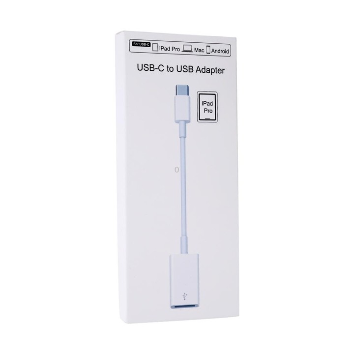 USB Female to USB-C / Type-C Male OTG Adapter