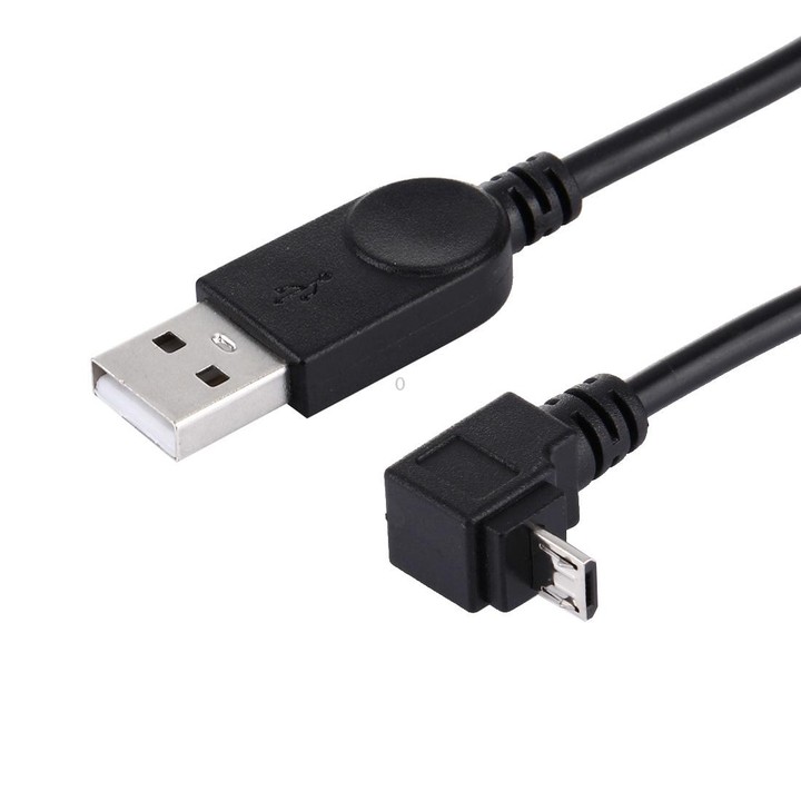 28cm 90 Degree Angle Elbow Micro USB to USB Data / Charging Cable, For Galaxy, Huawei, Xiaomi, LG, HTC and other Smart Phones