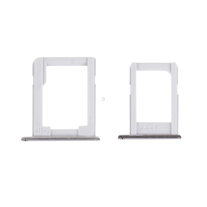 For Galaxy E5 (Dual SIM Version) SIM Card Tray + Micro SD / SIM Card Tray (Silver)