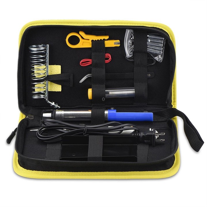15 in 1 50Hz 60W Ordinary Soldering Electric Iron Soldering Set Kit, Random Color Delivery