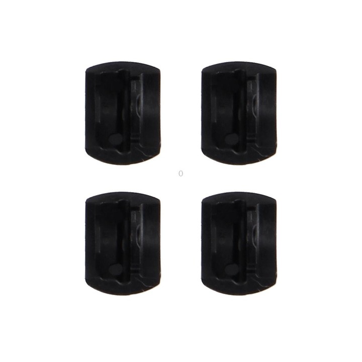 4 PCS Front Bezel Edge for Sony Xperia C4(Black)