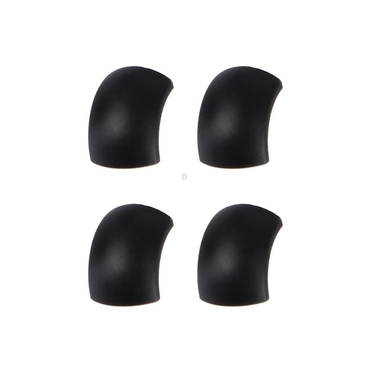 4 PCS Front Bezel Edge for Sony Xperia C4(Black)