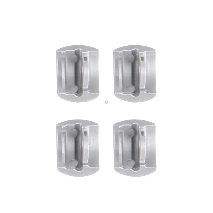 4 PCS Front Bezel Edge for Sony Xperia C4(White)