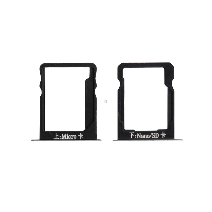 For Huawei Mate 7 SIM Card Tray and Micro SD Card Tray(Grey)