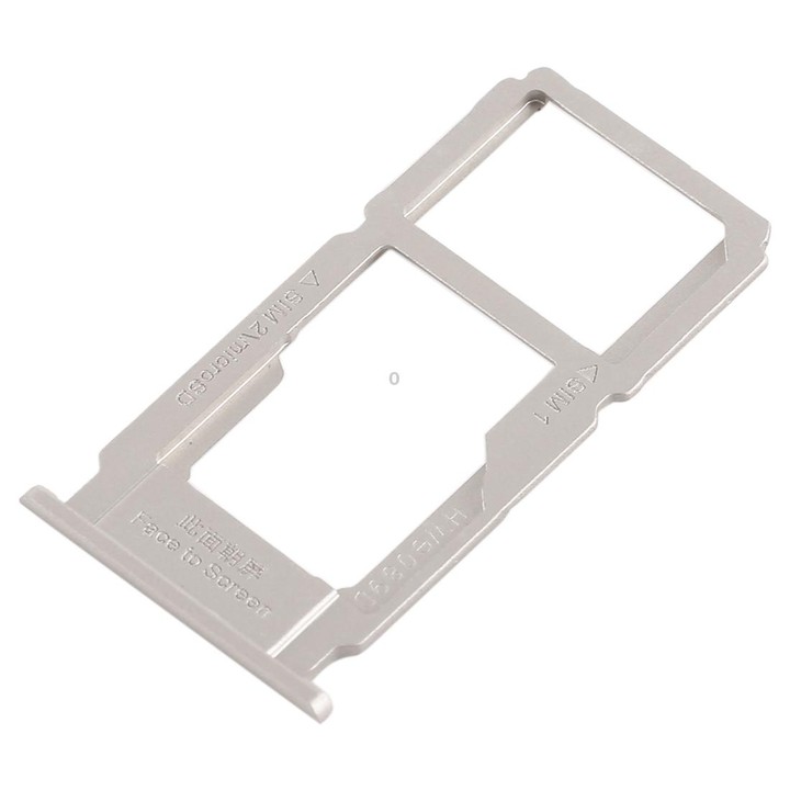 For OPPO R11 SIM Card Tray + SIM Card Tray / Micro SD Card Tray (Silver)