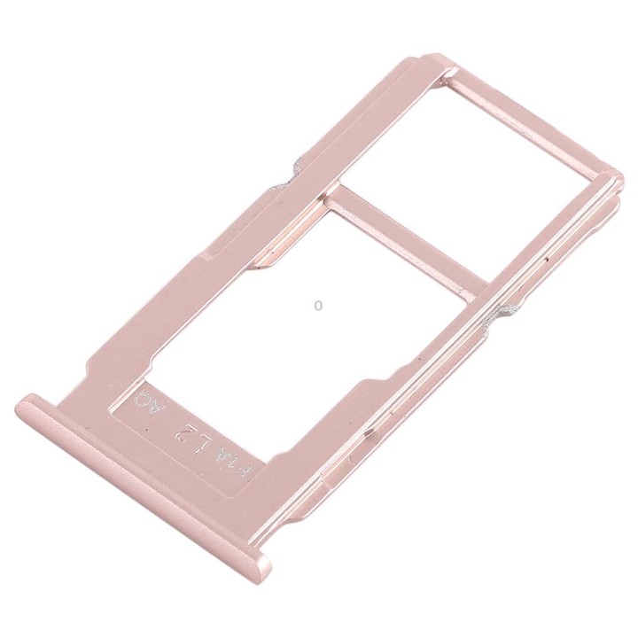 For OPPO R11s SIM Card Tray + SIM Card Tray / Micro SD Card Tray (Rose Gold)