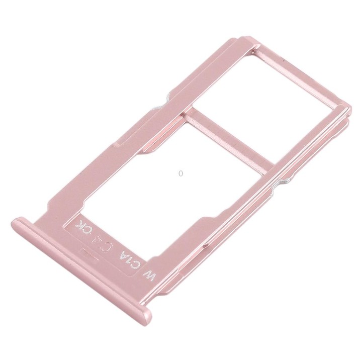 For OPPO R9sk SIM Card Tray + SIM Card Tray / Micro SD Card Tray (Rose Gold)