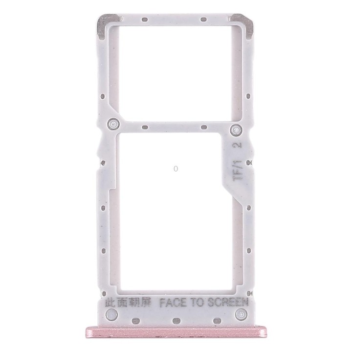 SIM Card Tray + SIM Card Tray / Micro SD Card Tray for Xiaomi Redmi Note 6 Pro (Rose Gold)