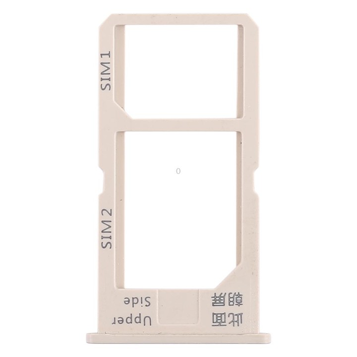 For Vivo Y55 2 x SIM Card Tray (Gold)