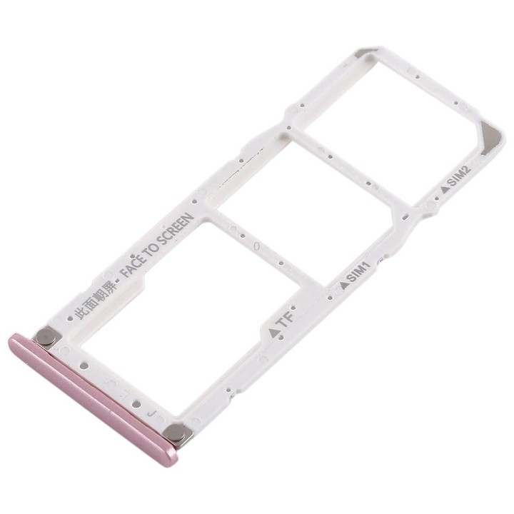 2 x SIM Card Tray + Micro SD Card Tray for Xiaomi Redmi 6 Pro(Rose Gold)