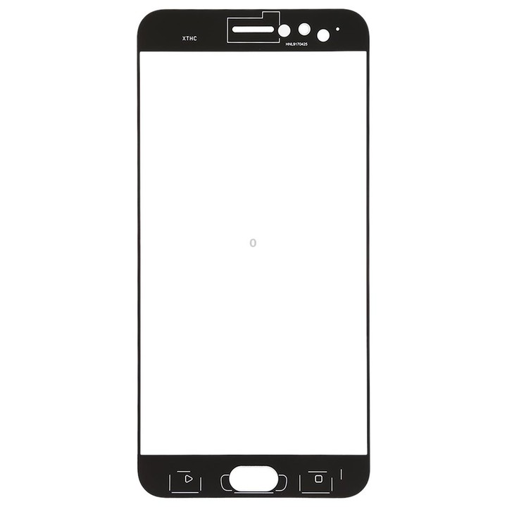 For OPPO R11 Plus Front Screen Outer Glass Lens (White)