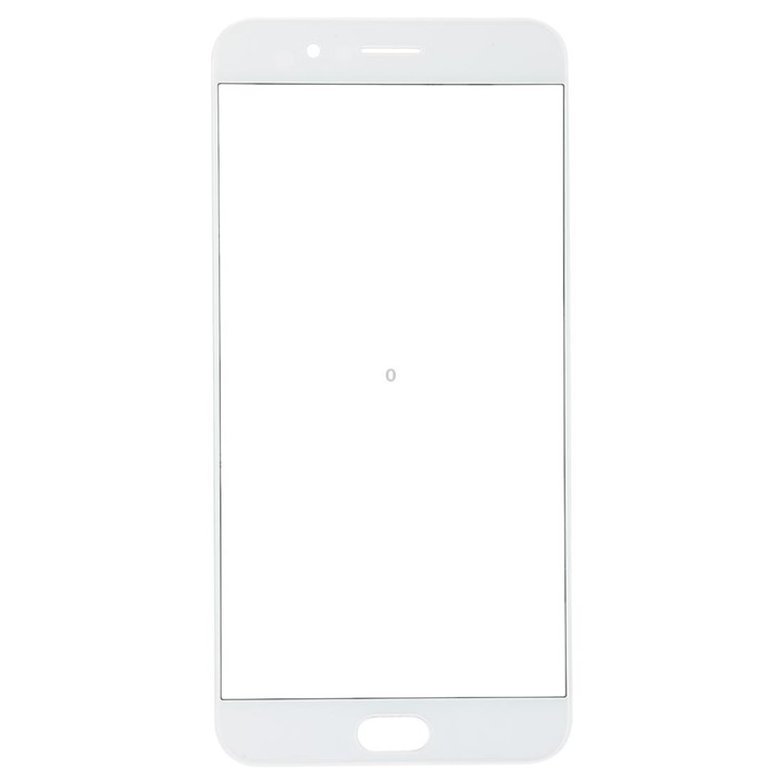 For OPPO R11 Plus Front Screen Outer Glass Lens (White)