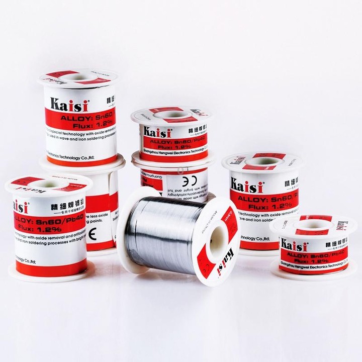 Kaisi 0.5mm Rosin Core Tin Lead Solder Wire for Welding Works, 50g