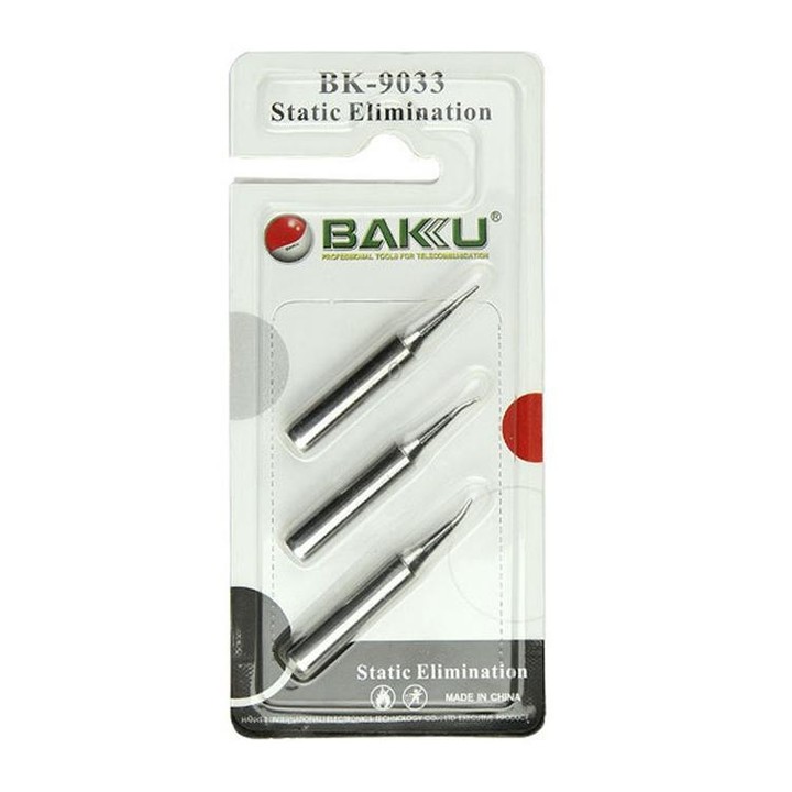 BAKU BK-9033 3 in 1 Lead-free Soldering Iron Tip for Solder Station