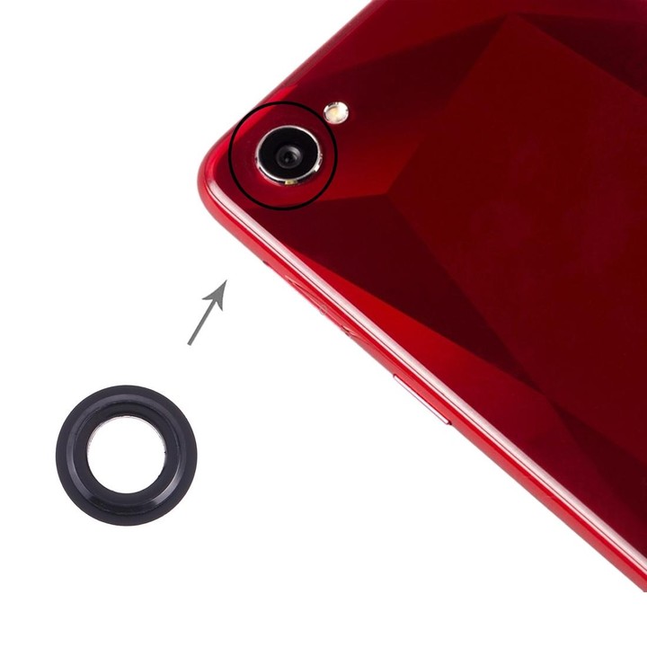 For OPPO A3 / F7 10pcs Camera Lens Cover (Black)