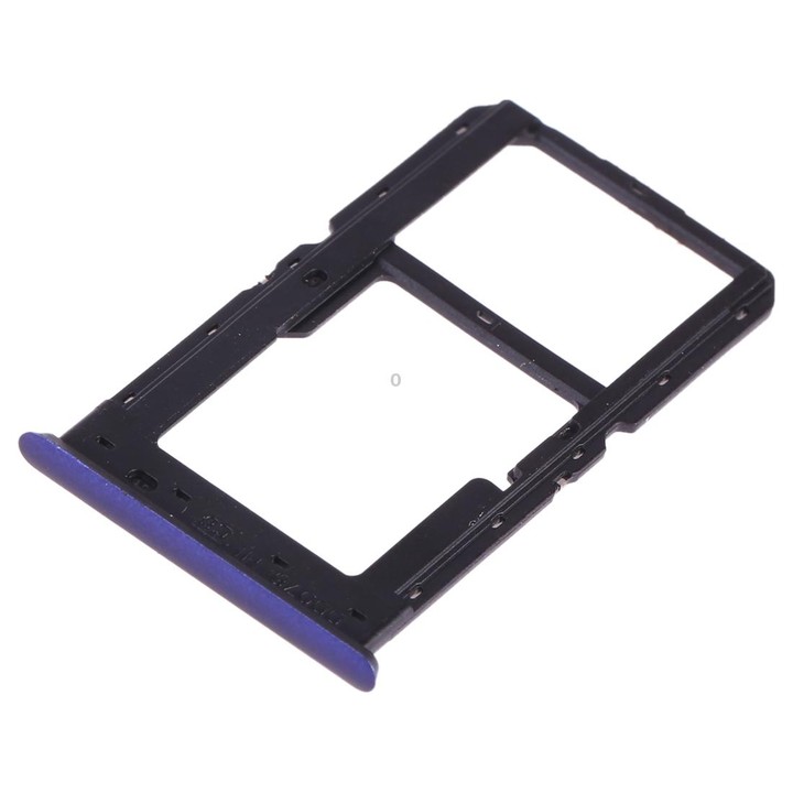 For OPPO A9 SIM Card Tray + SIM Card / Micro SD Card (Blue)
